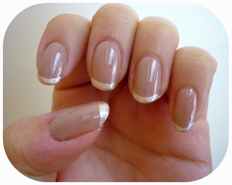 TUTORIAL: French Manicure with Metallic Tips | taken by surprise