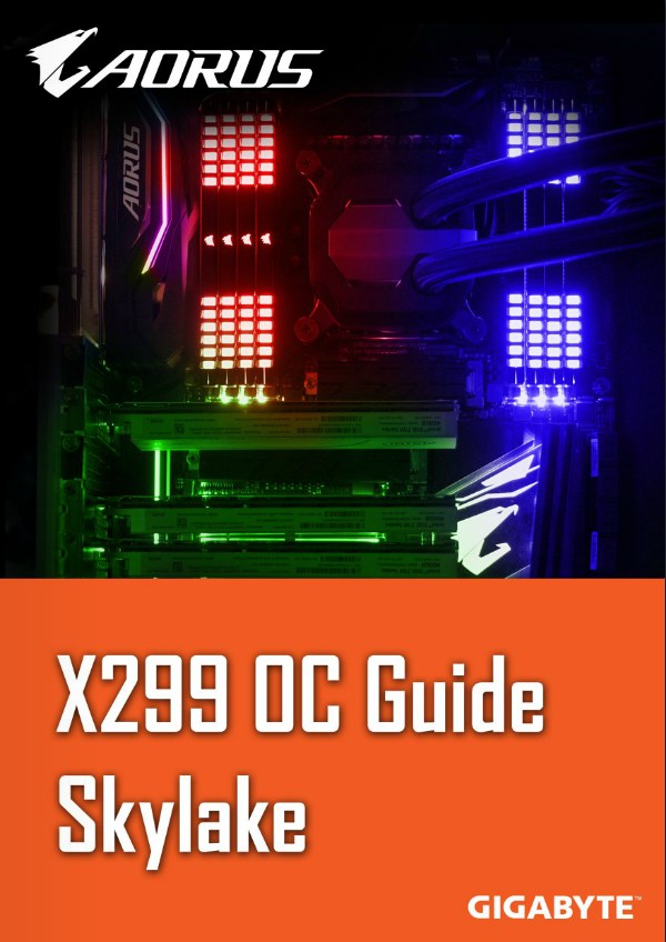 Gigabyte Tech Daily X299 Oc Overclocking Guide For Skylake Cpus
