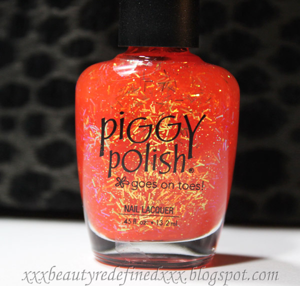 BeautyRedefined by Pang Piggy Polish Three Cheers and a Tiger Swatch