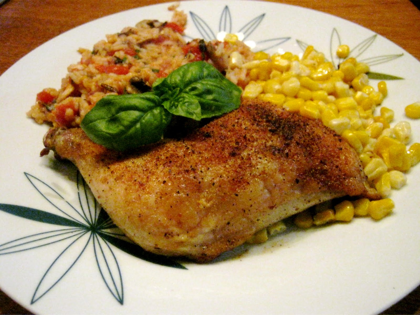HomeBaked Quarter chicken dinner