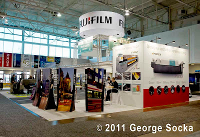 Fujifilm booth at Graphics Canada 2011