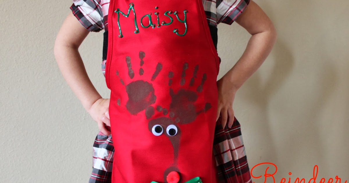 Crafty Texas Girls Hand Painted Aprons {for Kids and Teachers}