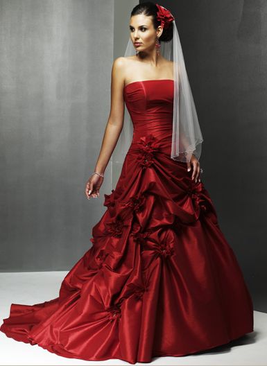 Red Bride Dress