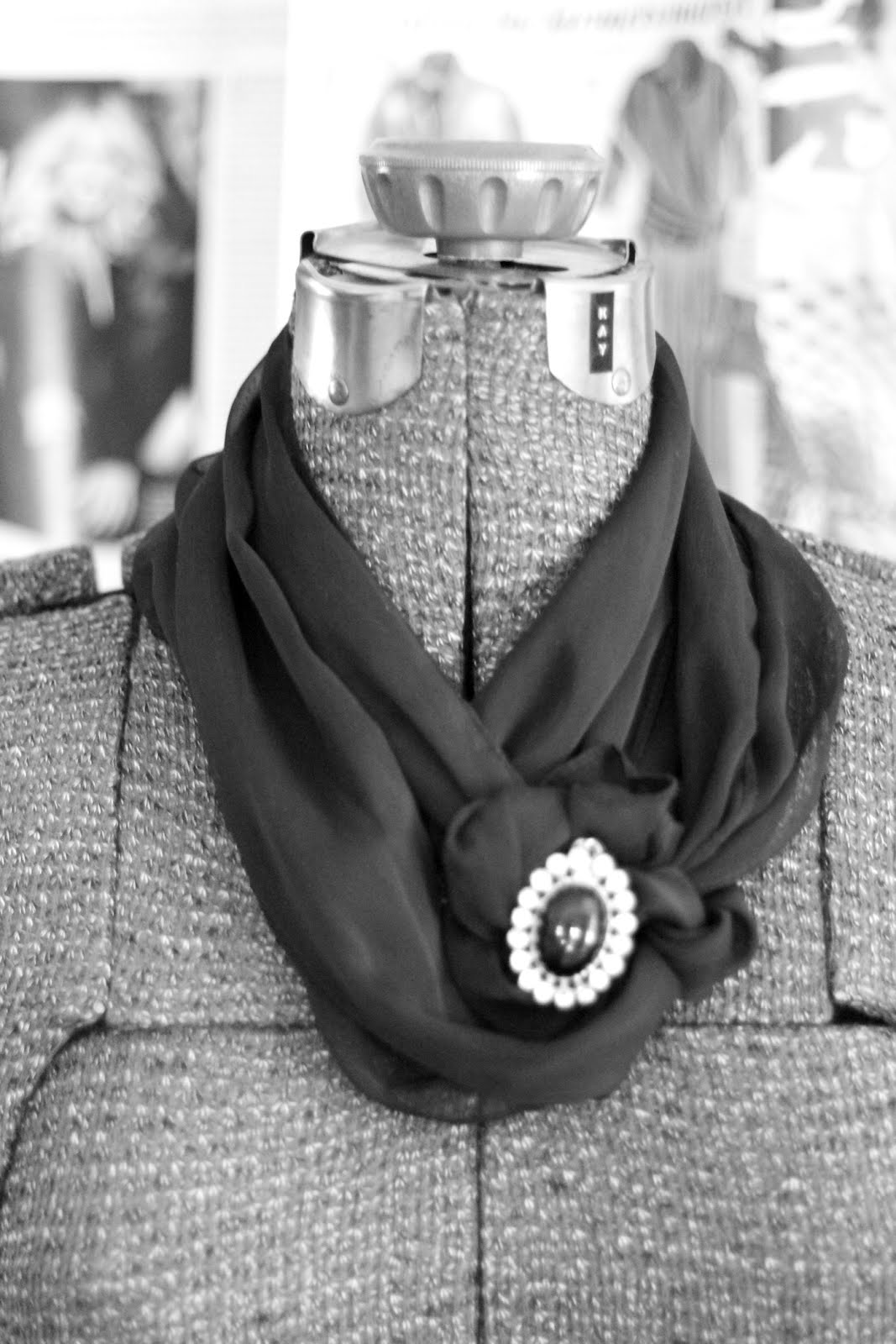 Thrift Trick Contest Winner and 16 Ways Scarf Tutorial 5Statement