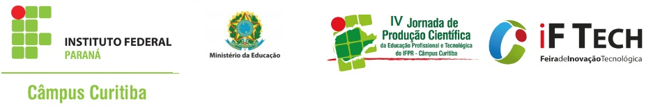 IV Jornada de Produção Científica da Educação Profissional e Tecnológica do IFPR - Câmpus Curitiba