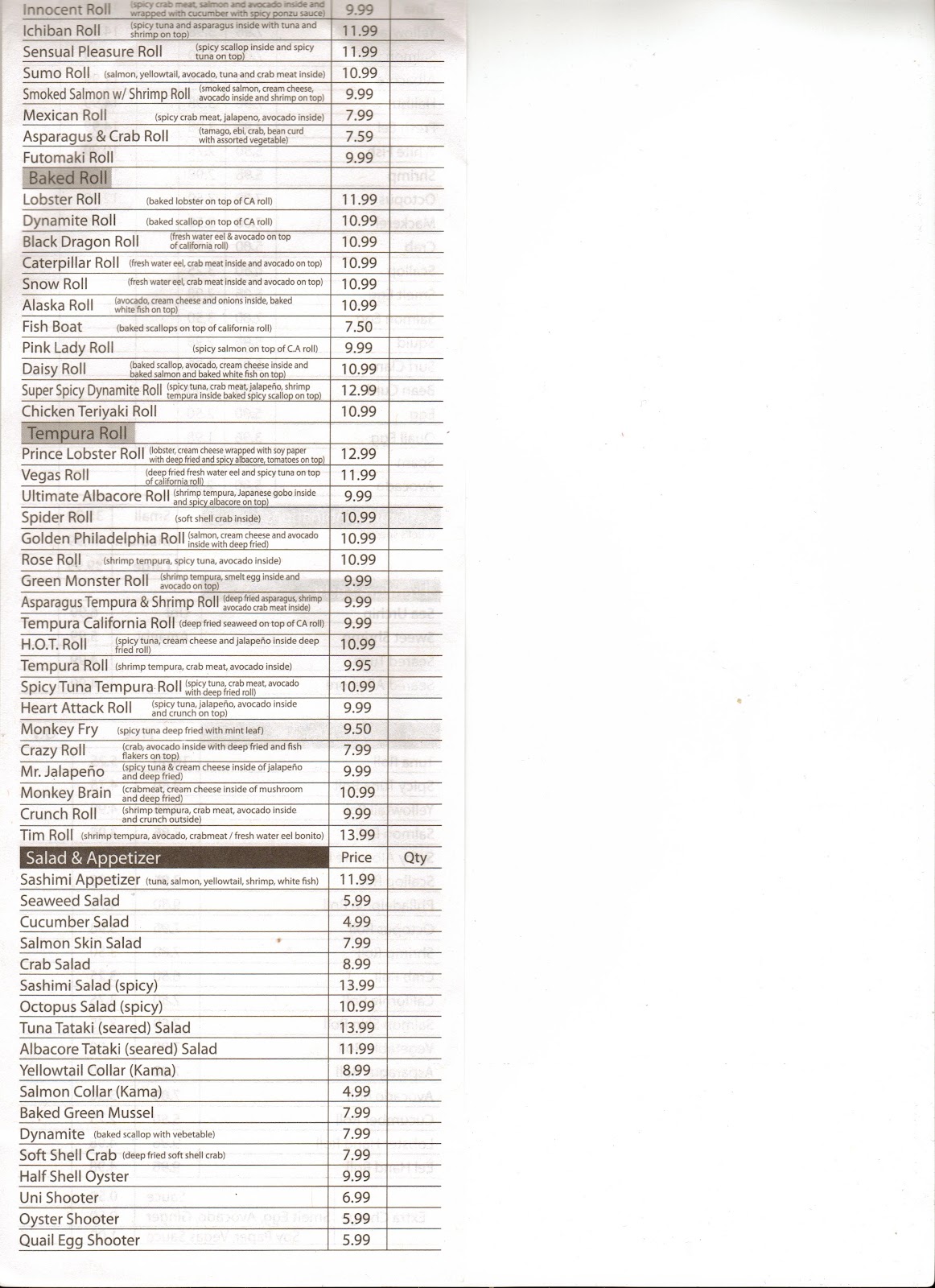 Vc Menu Sumo Sushi Camarillo