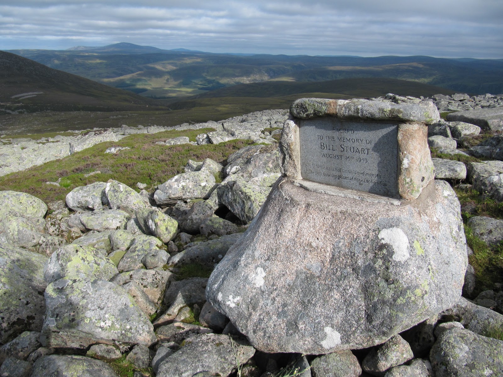 Not Quite Touching The Void Wild Camp Lochnagar 11th August 2012