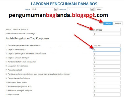 Panduan Mengisi Laporan Penggunaan Dana Bos Online Pusat Informasi Pendidikan Panduan Mengisi Laporan Penggunaan Dana Bos Online Pusat Informasi Pendidikan