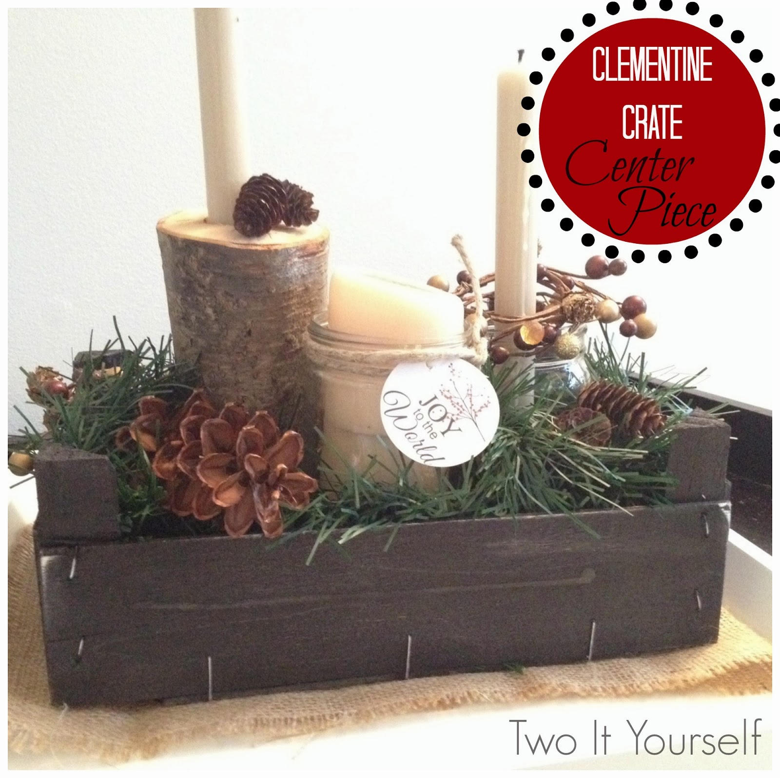 Two It Yourself Clementine crate crafts How to make a 'darling' table