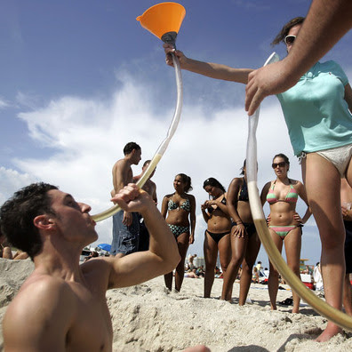 College students during Spring Break College students during Spring Break