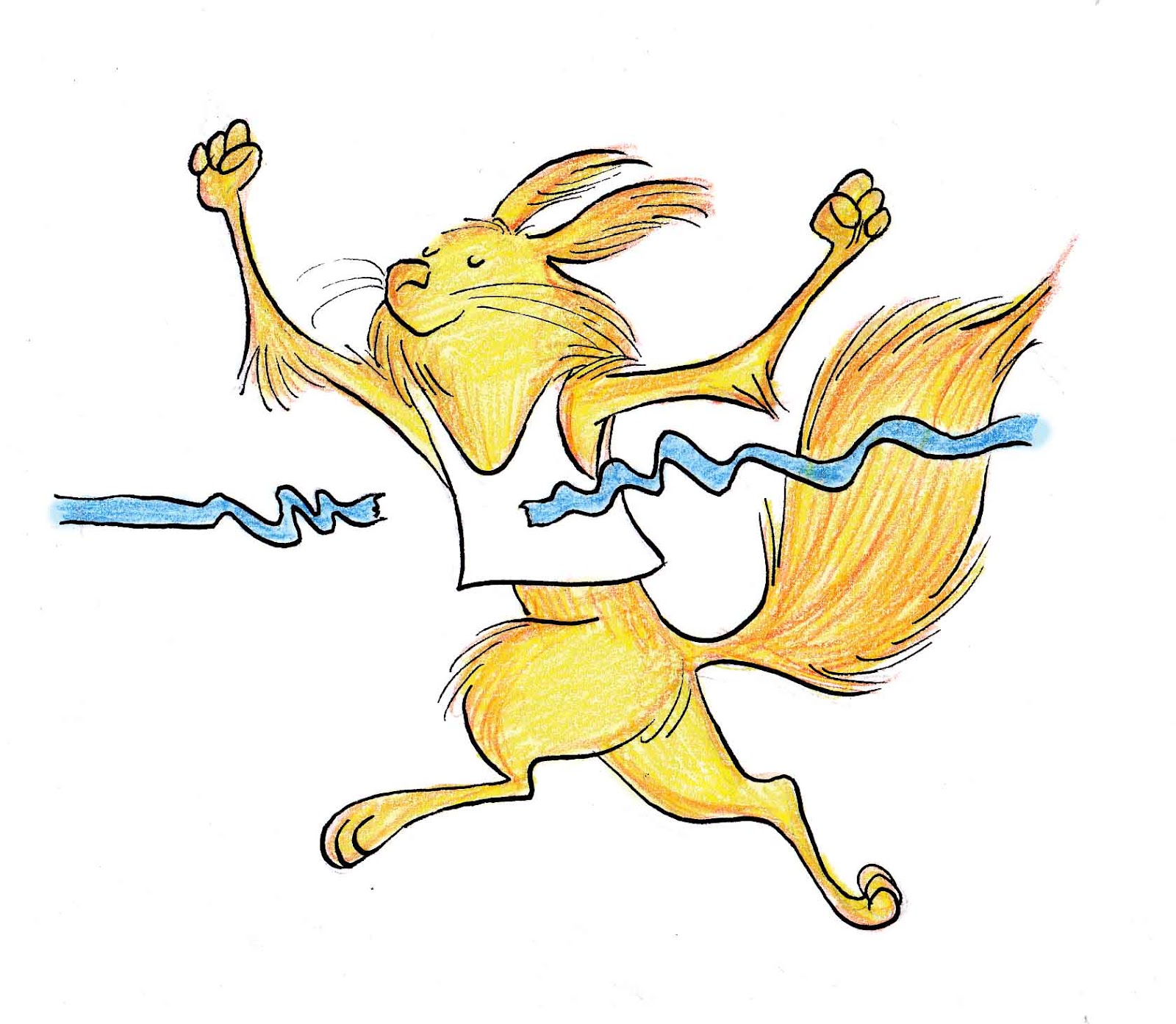 Cartoon Squirrel Running