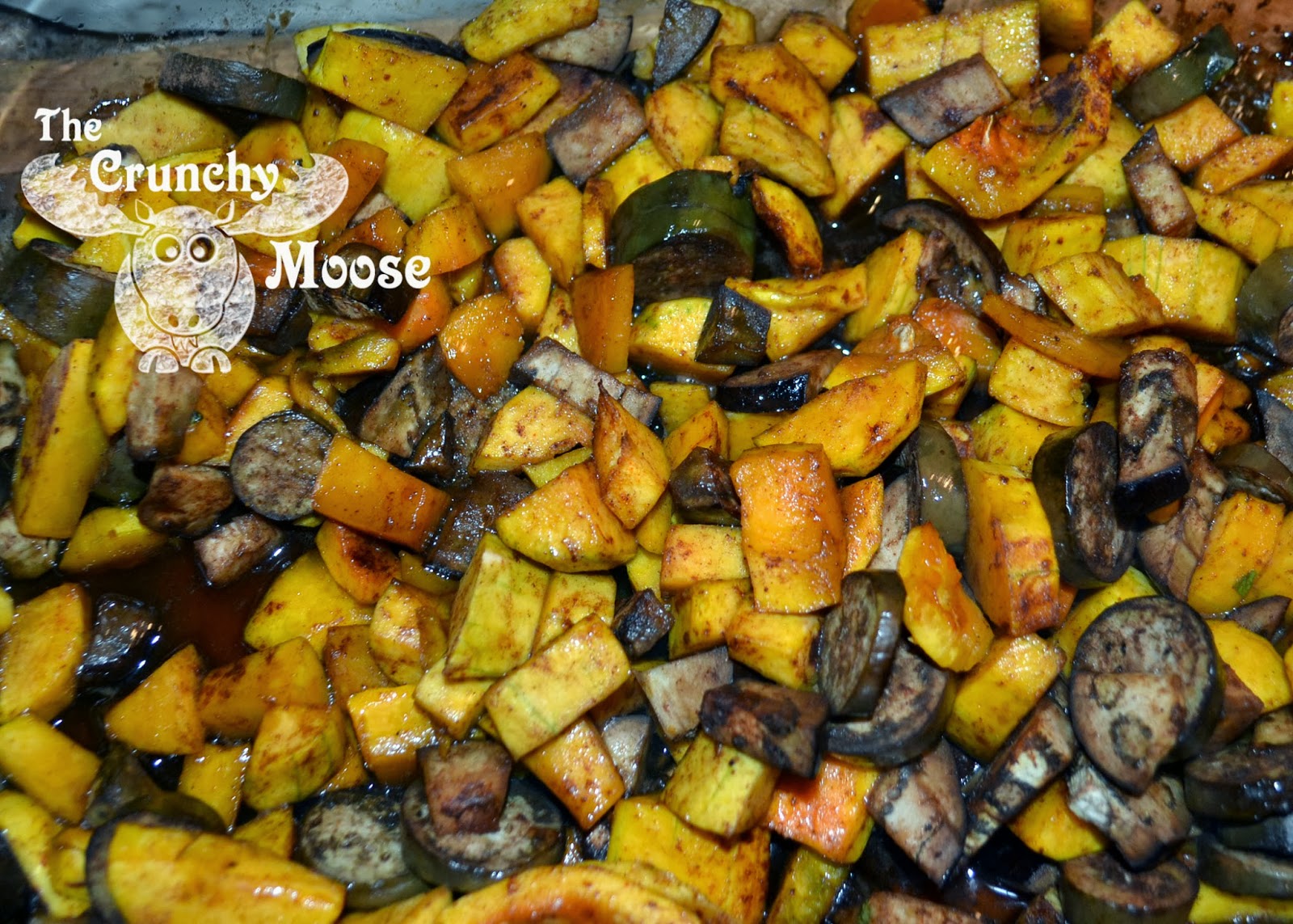 The Crunchy Moose Caramelized Butternut Squash and Eggplant