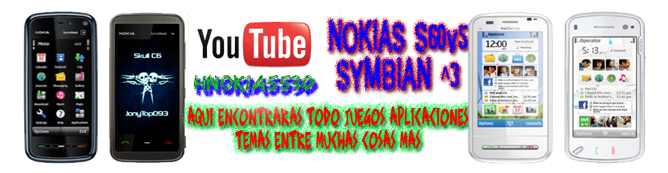 NOKIA 5530 S60v5 y Symbian s^3 jony top
