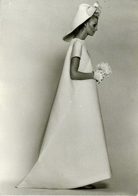 Silk Damask - Dreamy- Wedding Dress by Cristobal Balenciaga, 1957