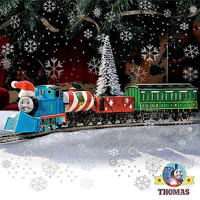 Winter Holiday Special scale model HO Bachmann Thomas the train set snow covered tree decorations