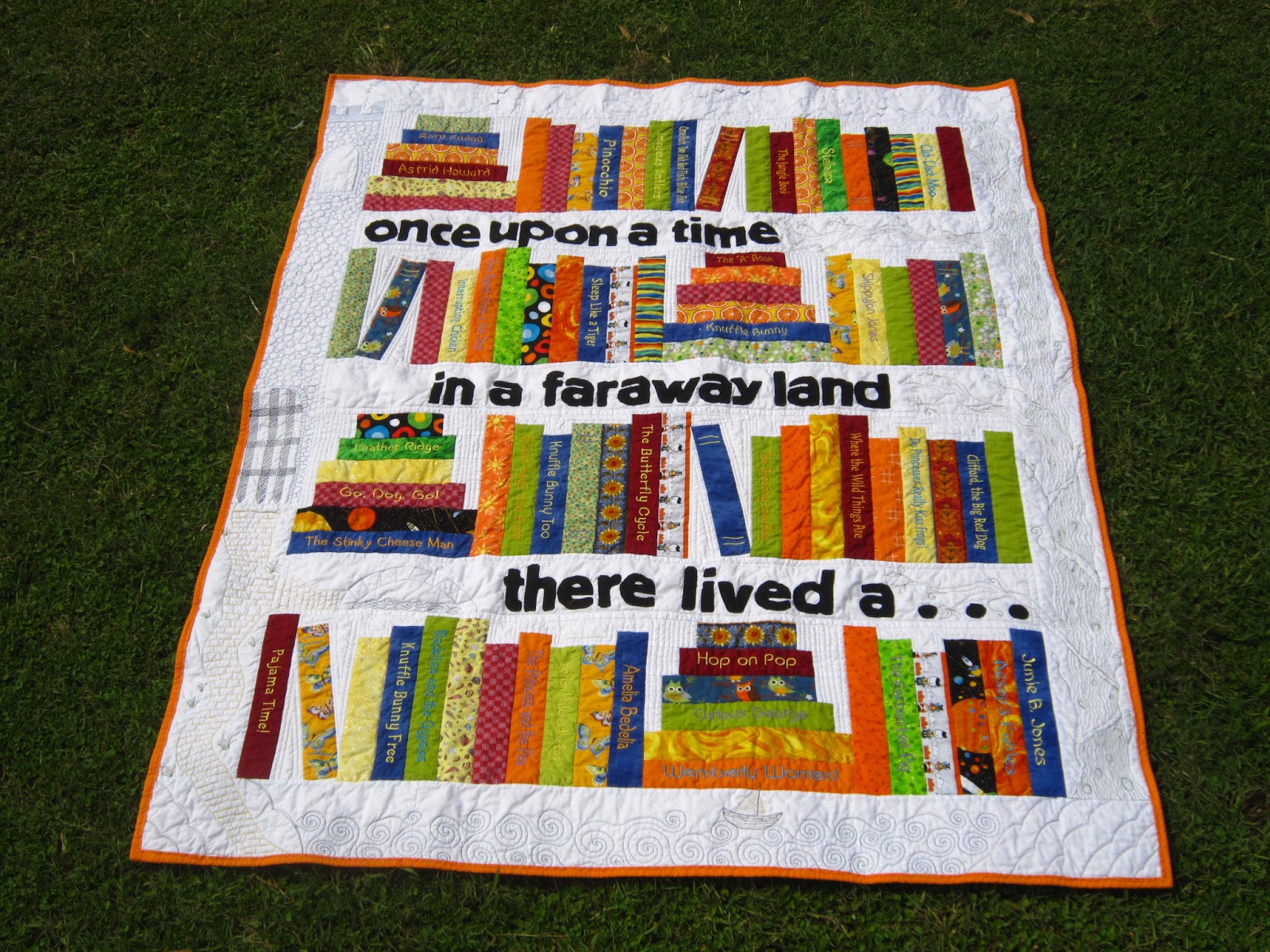 The Magic of Ordinary Days Teacher gift quilt "Gateway to Imagination"