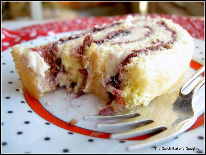 The Dutch Baker's Daughter Peanut Butter Jelly Roll Cake