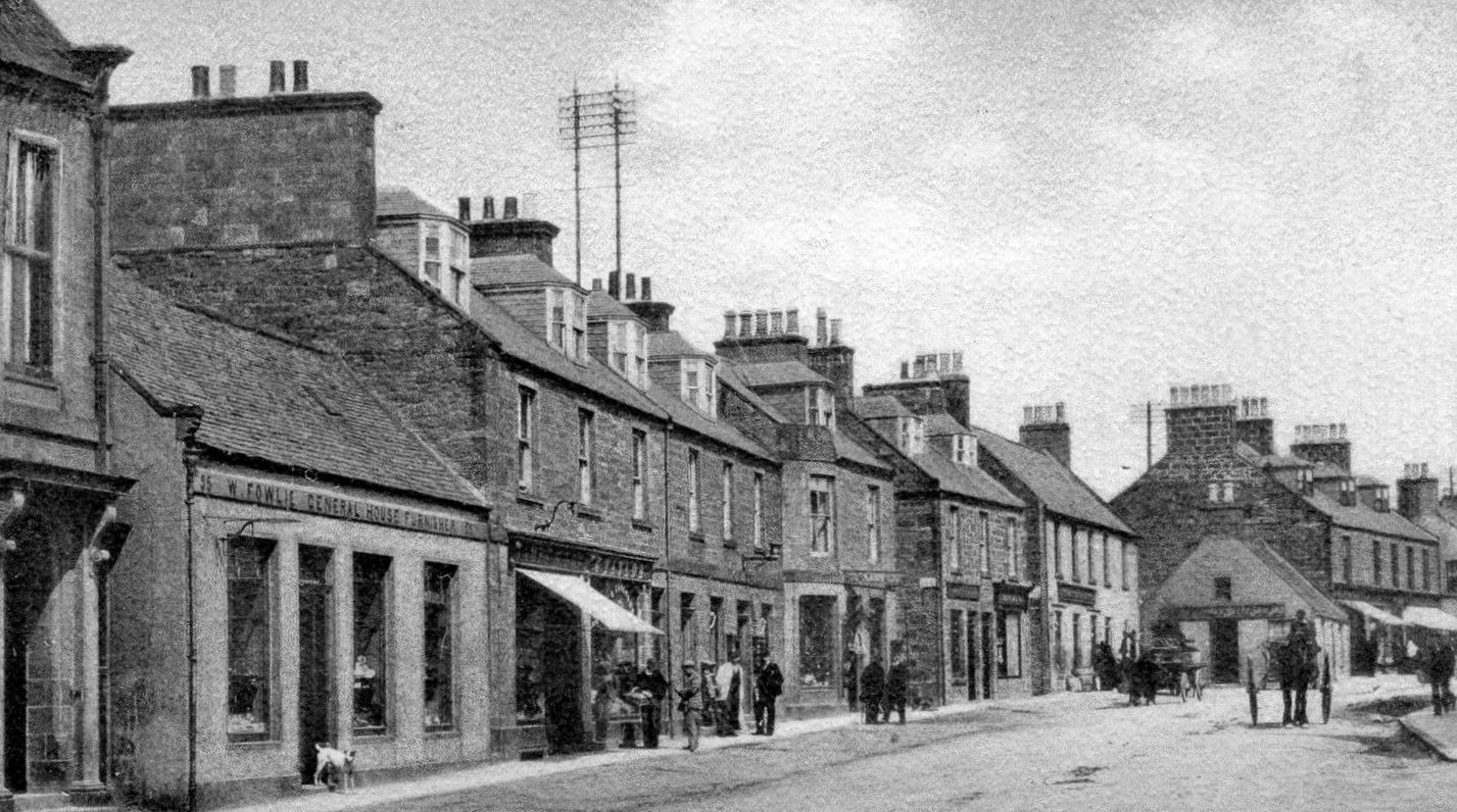 Tour Scotland Photographs Old Photographs High Street Turriff Scotland