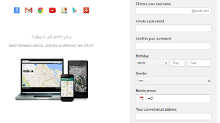 Buat email baru: gmail 2014 Buat email baru: gmail 2014