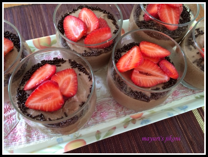 Mayuri's Jikoni 516. Chocolate date mousse