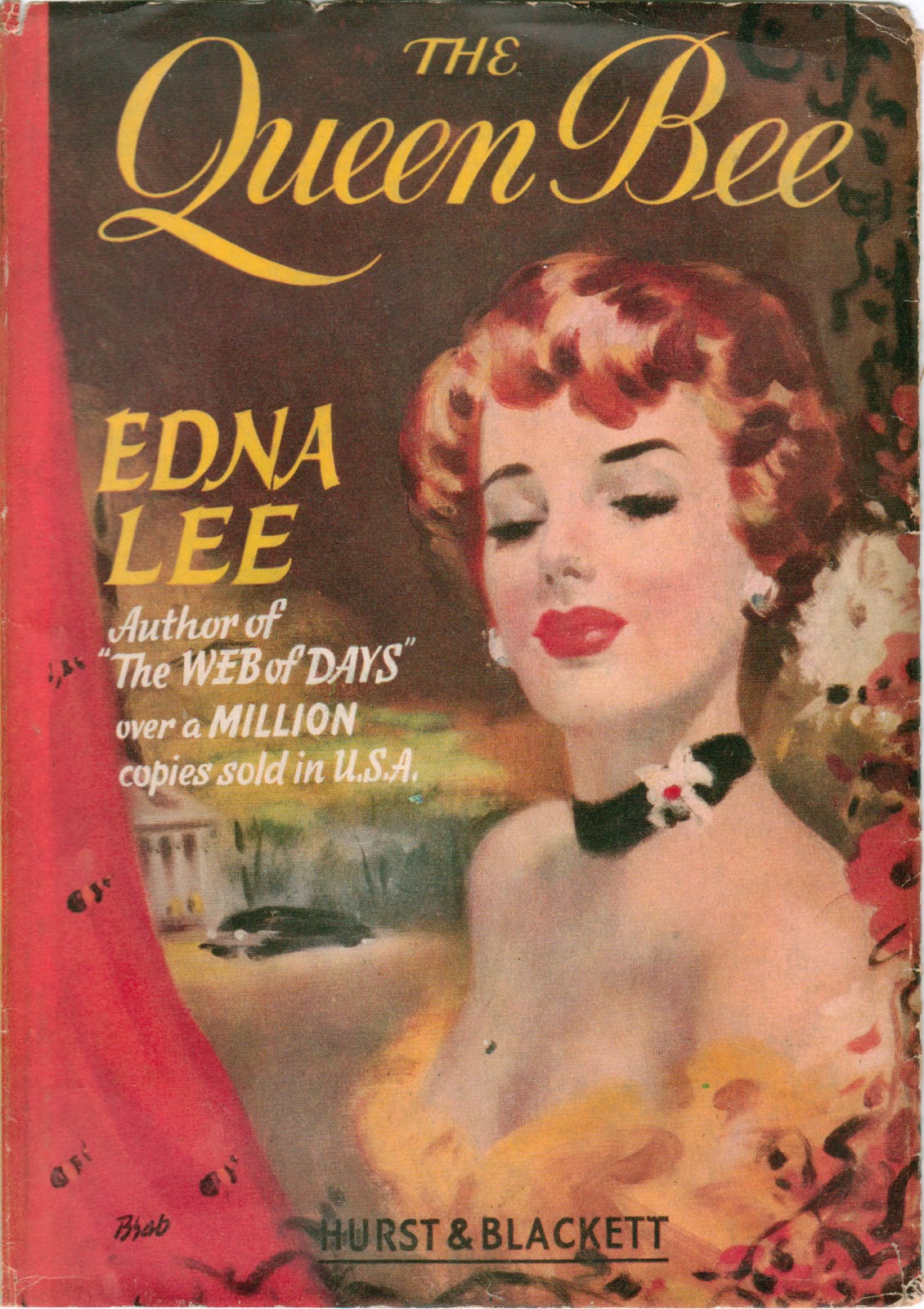 THE QUEEN BEE BOOK COVER, SPINE & TEXTURE