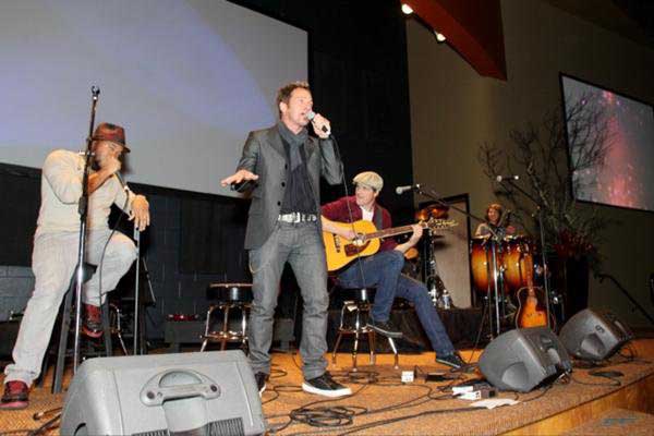 Toby Mac - Dubbed & Freq'd 2012 performing live on stage in a concert