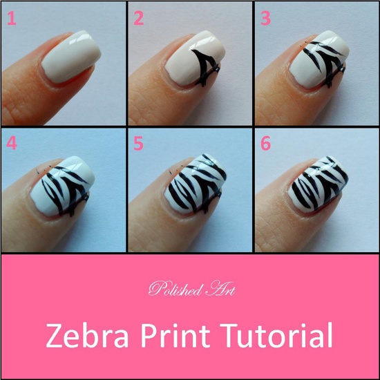 Zebra nail designs black and white Zebra nail designs black and white