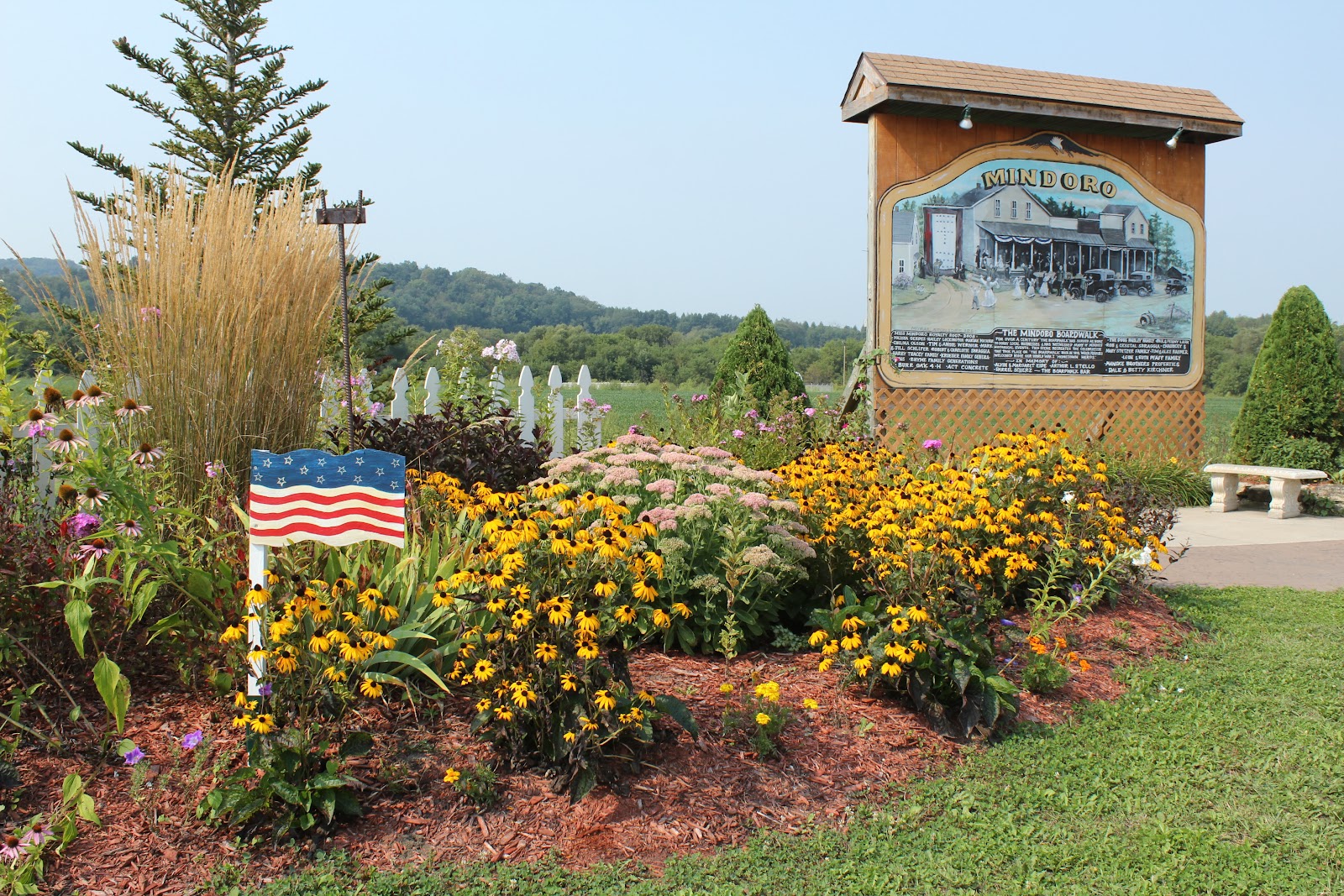 Wisconsin Historical Markers Historic Mindoro The Mindoro Boardwalk