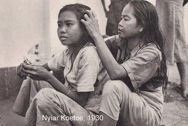 Gold-oriole: Foto Indonesia Tempo dulu : Nyari kutu