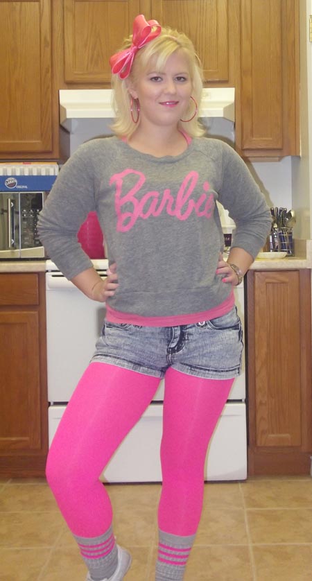 80s shorts outfit