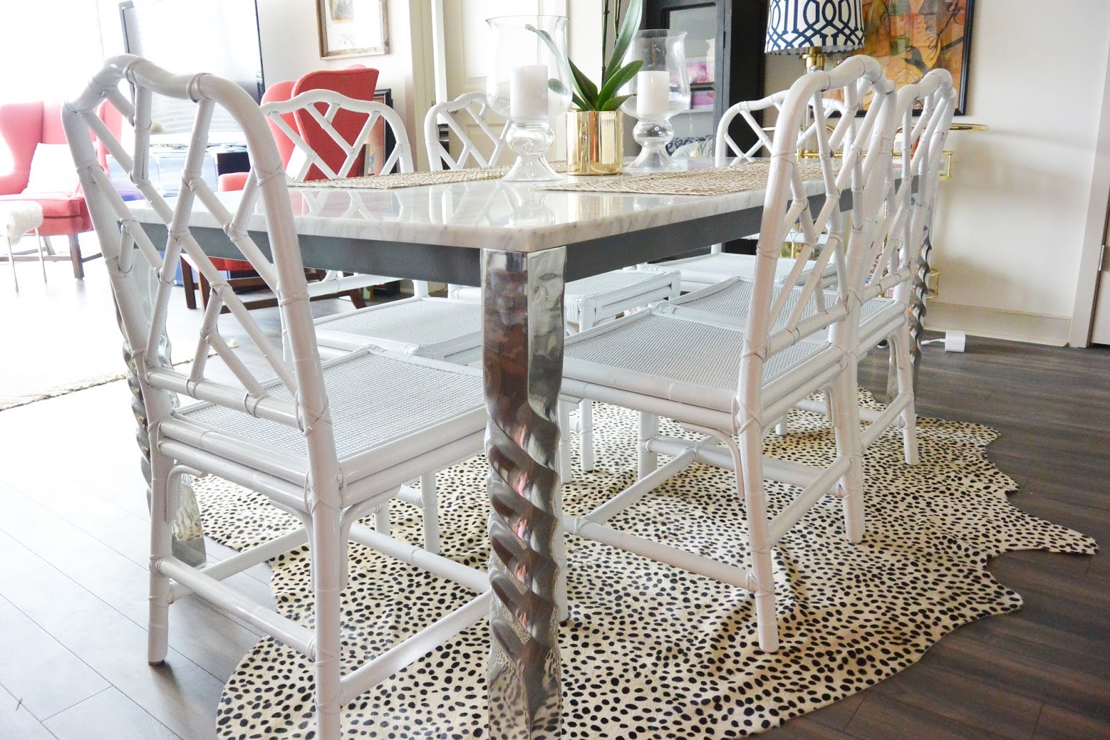 Chinese Chippendale Chairs DIY Update Stripes and Whimsy