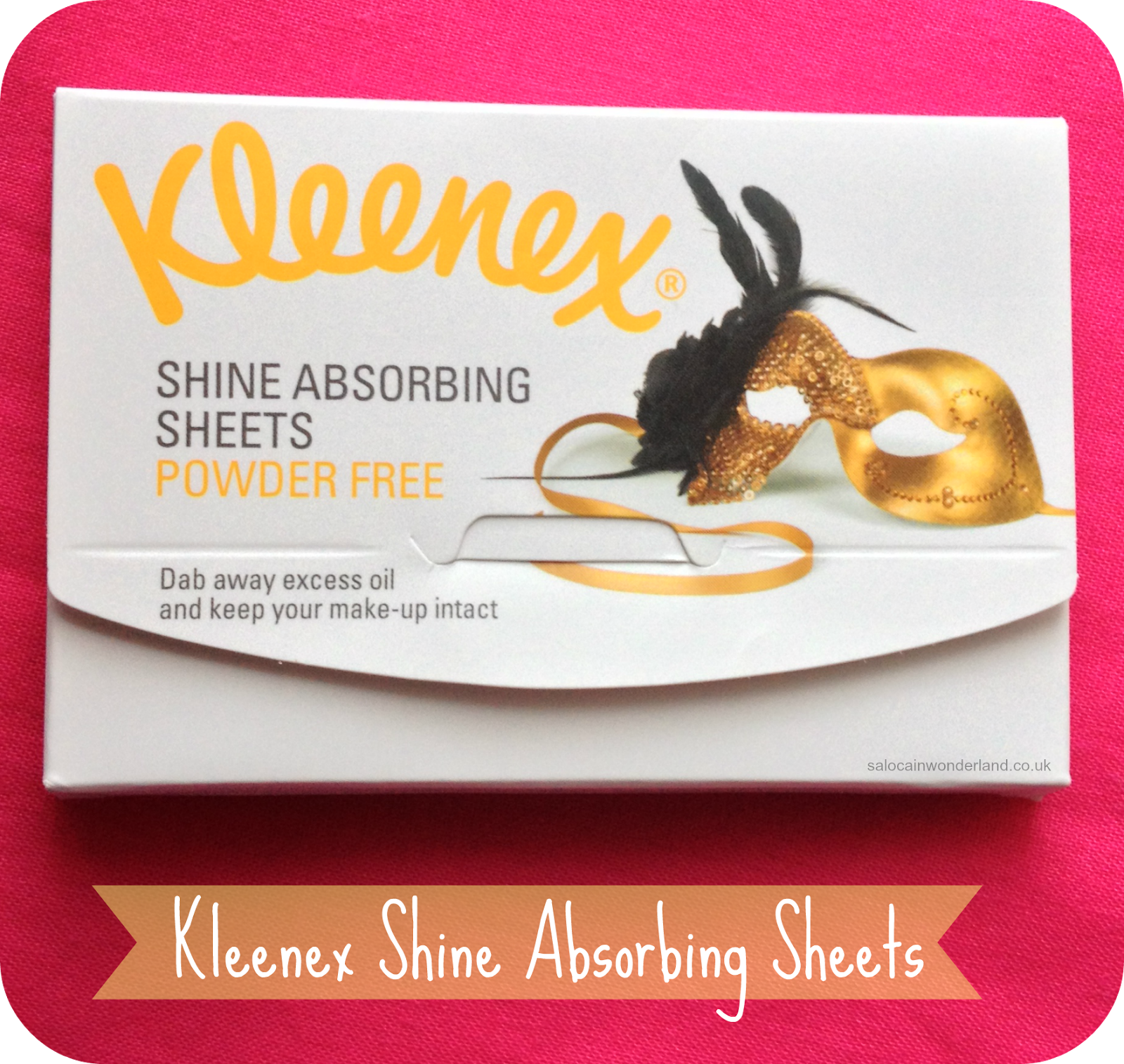 kleenex shine absorbing blotting papers