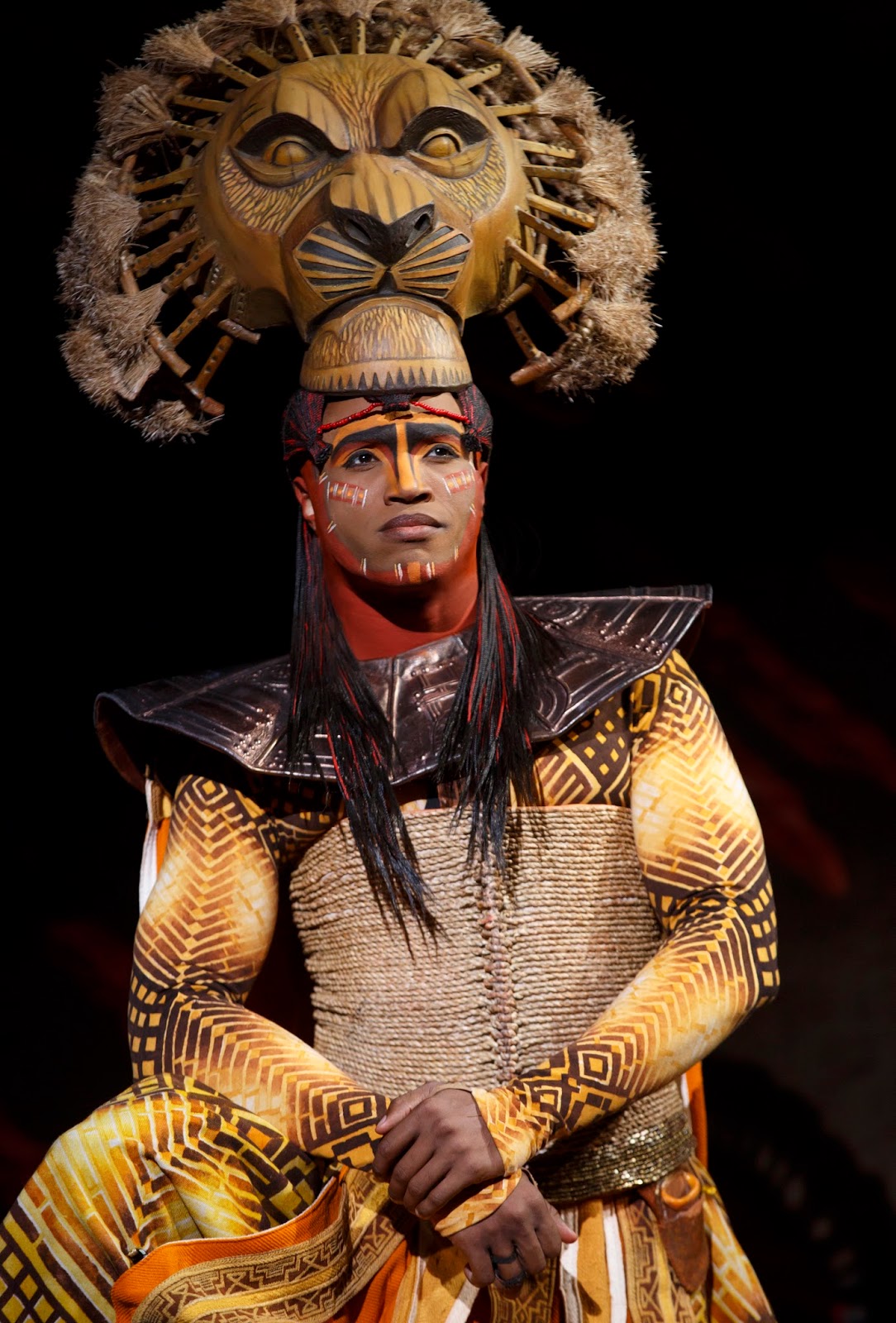 Lion King Face Painting ... in Disney's THE LION KING National Tour. Photo Credit: Joan Marcus