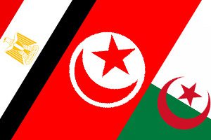 مصر و تونس و الجزائر و كل العرب يد واحده