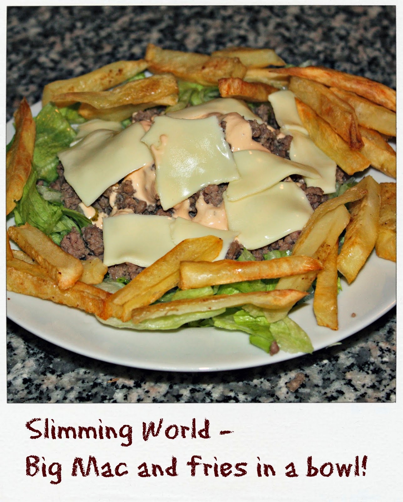 big mac and fries