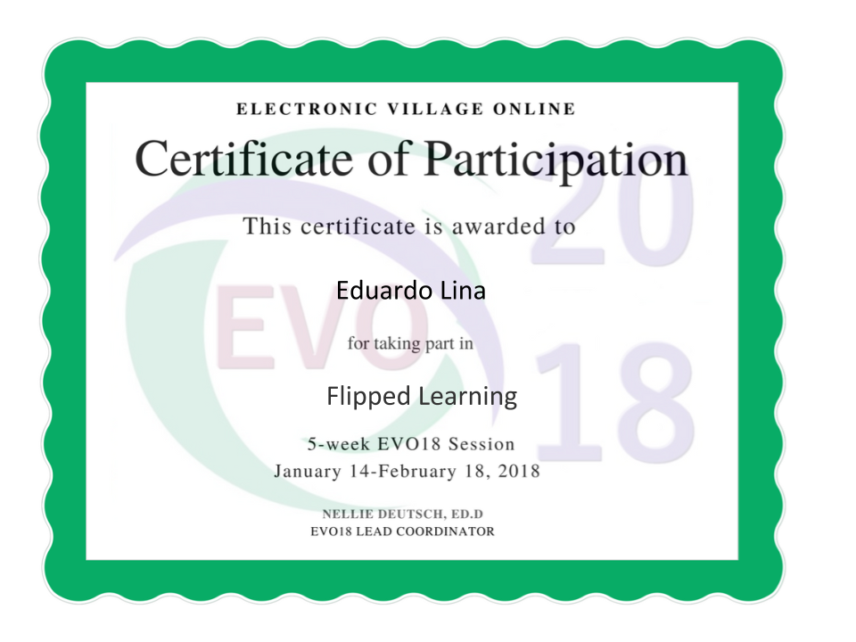 EVO 2018 Flipped Learning