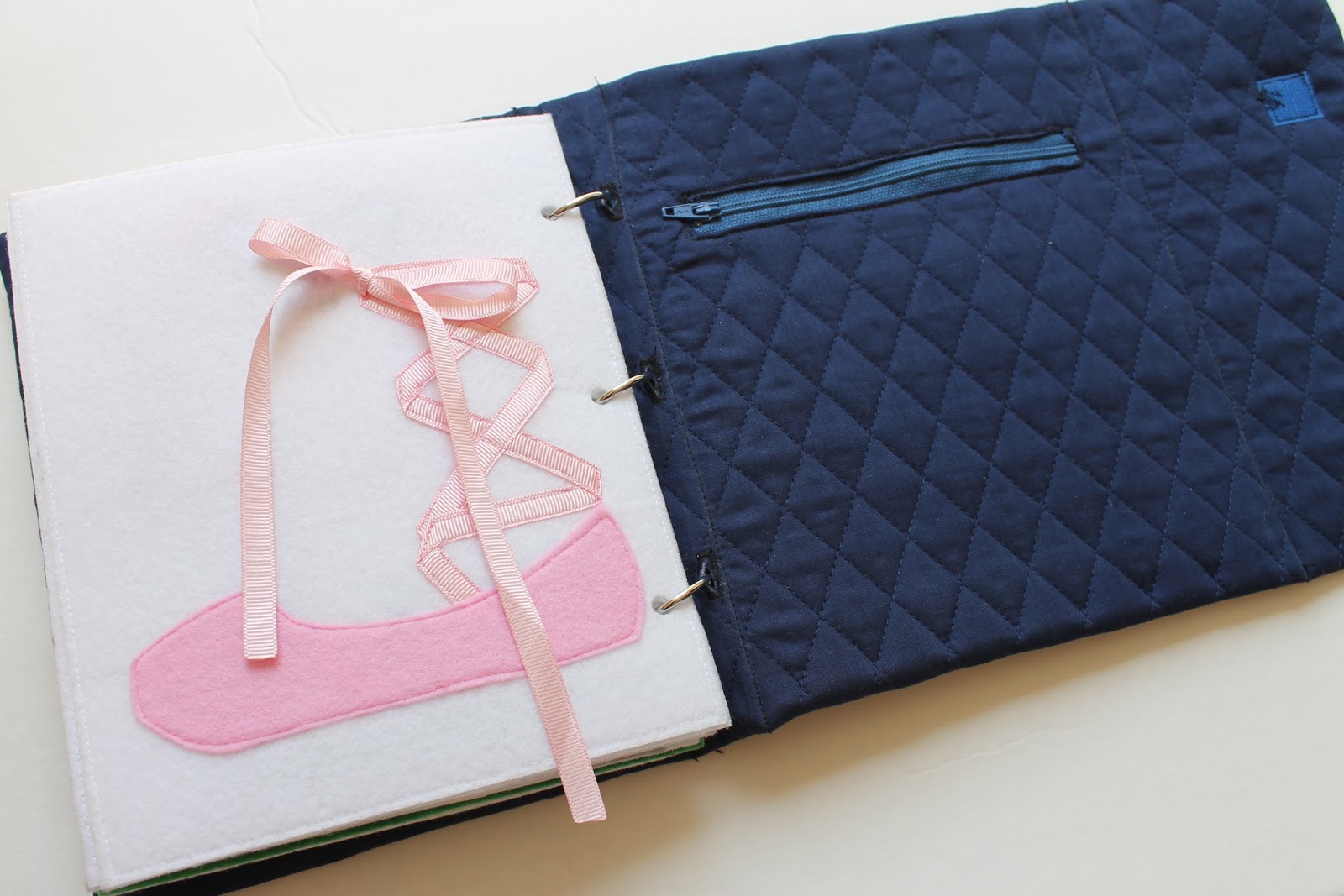 Serving Pink Lemonade How to Make a Fabric Quiet Book Cover