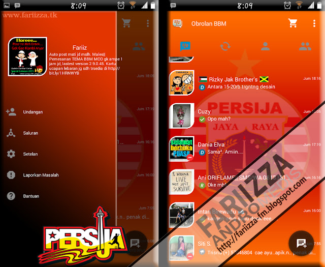 BBM Mod Tema Club Sepak Bola Persija Jakarta BBM Mod Tema Club Sepak Bola Persija Jakarta