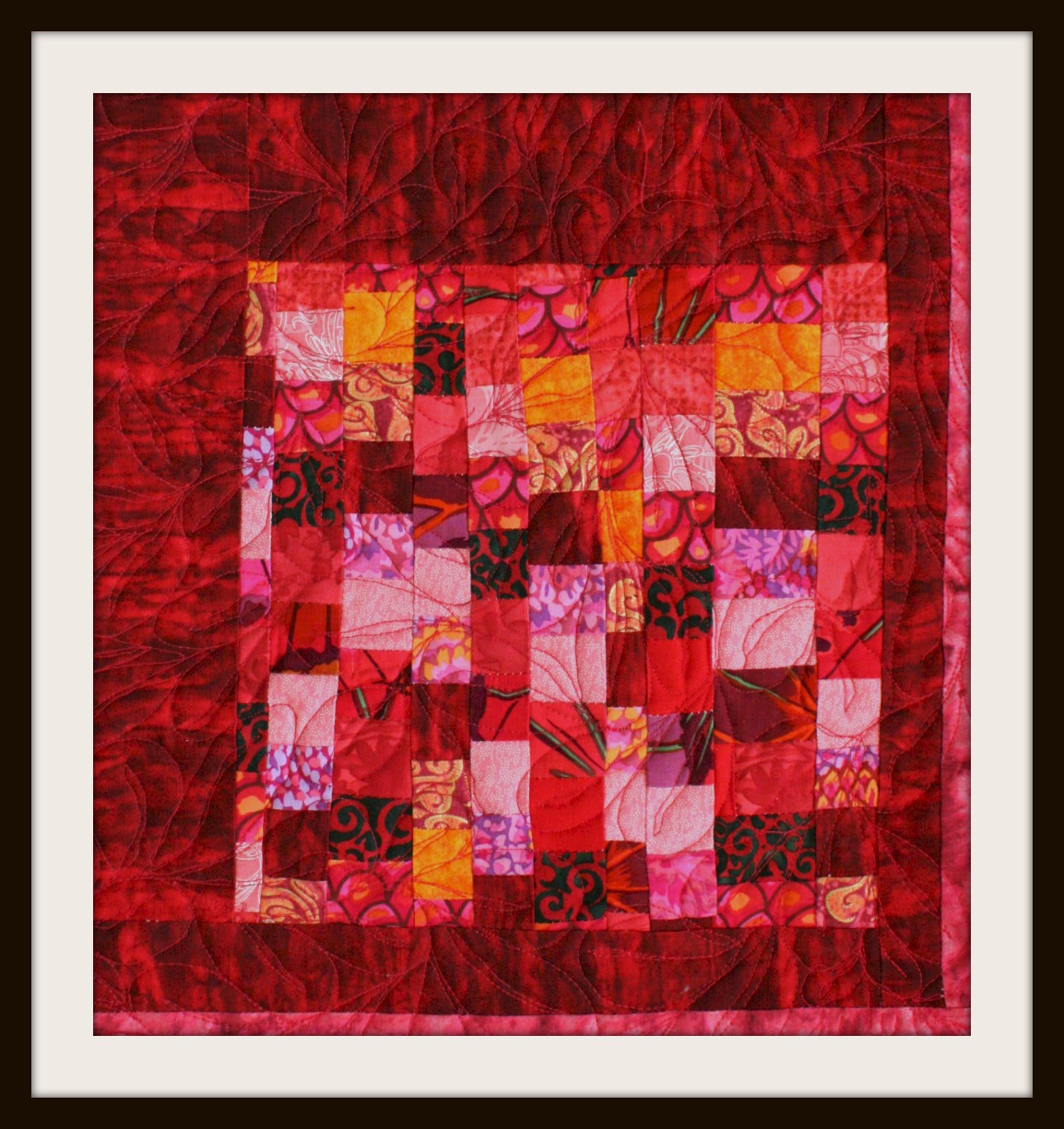 ScrampAlot, Art by Judy Applegarth Art Quilt challenge...