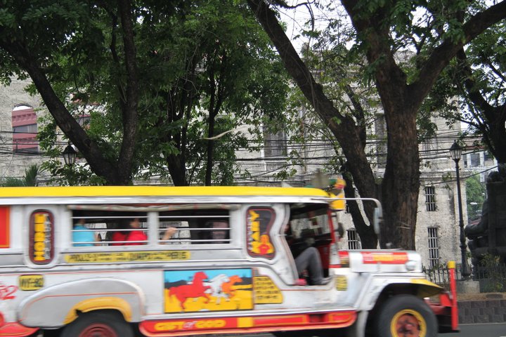 Flamboyant jeepney in Manila