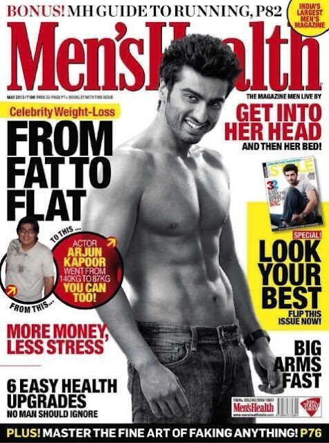 Arjun Kapoor on the cover page of Mens Health-May issue