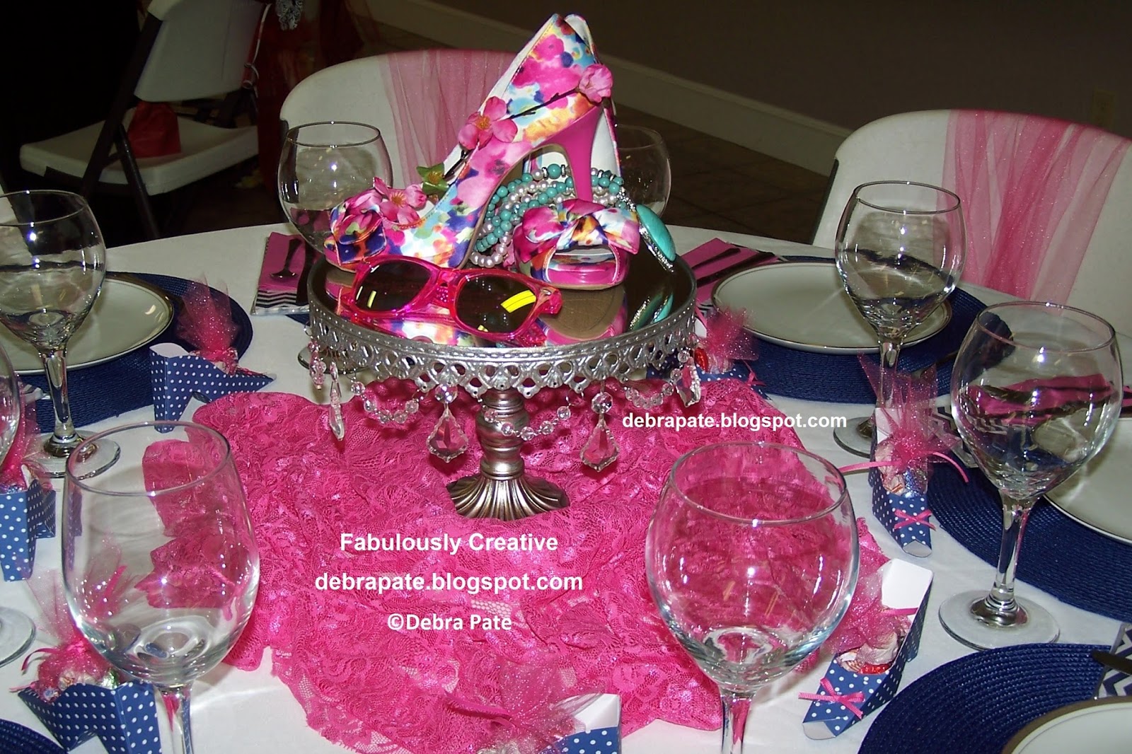 Fabulously Creative SHOE THEMED PARTY Table 1