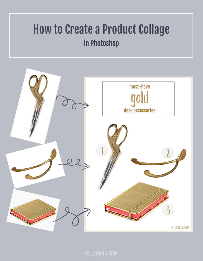 How to create your own product collage in Photoshop quickly and easily