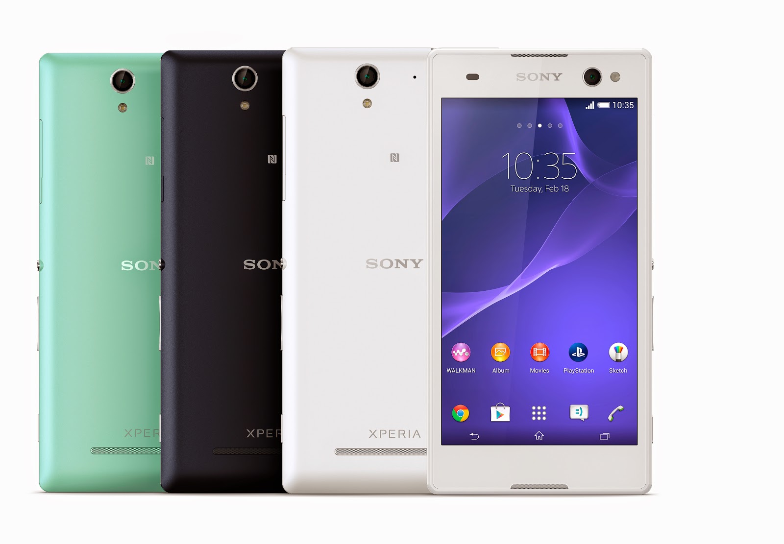 Sony Xperia C3 with 5.5-inch display, 5MP front facing ...