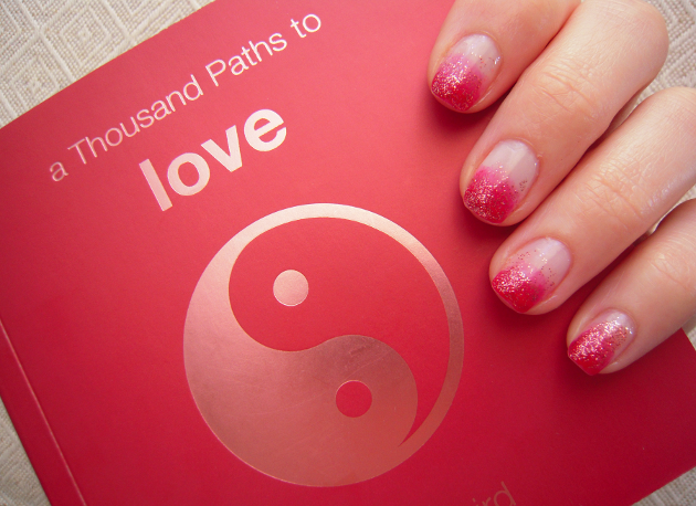 1. Mauve and Pink Ombre Nails - wide 3
