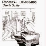 PANAFAX UF 885 MANUAL