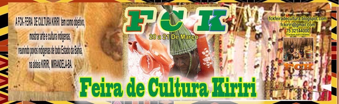 FEIRA DE CULTURA KIRIRI