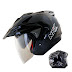 HELM NHK GODZILLA SOLID HALFFACE DOUBLE VISOR