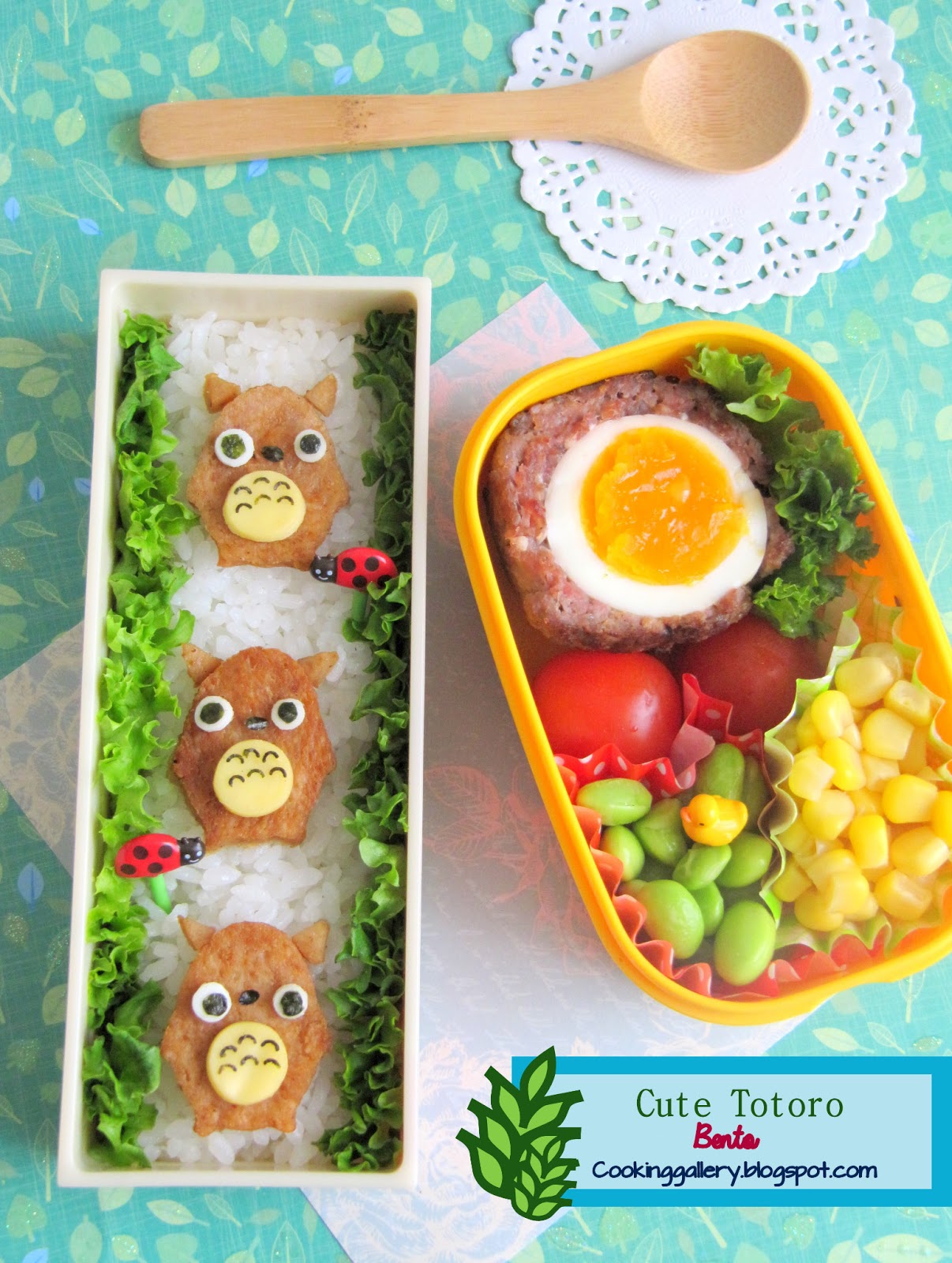 Cute Totoro Bento Cooking Gallery