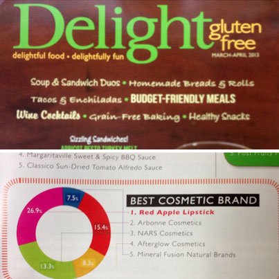 Red Apple Lipstick Best Gluten Free Cosmetics Brands Best Gluten Free Cosmetics Brand